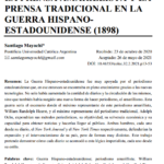 LaPrensaAmarillistaYLaPrensaTradicionalEnLaGuerra La prensa amarillista y la prensa tradicional en la guerra hispanoestadounidense (1898)